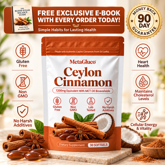 Ceylon Cinnamon 7200mg Equivalent with MCT Oil